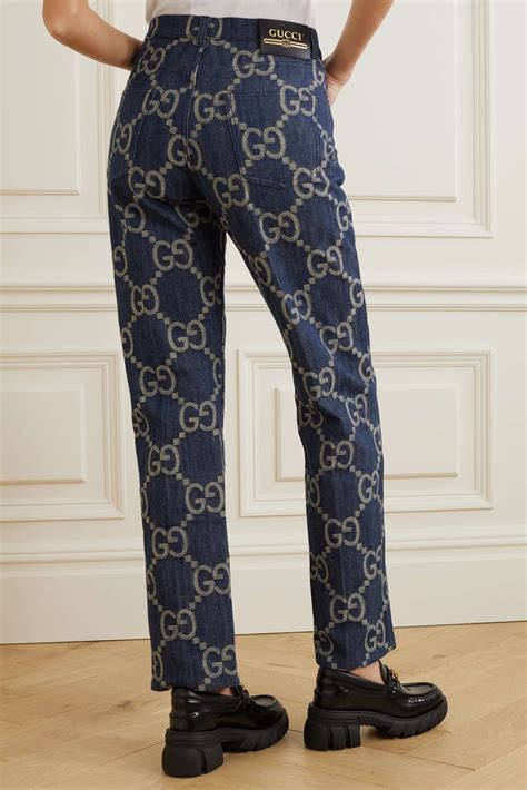 ladies gucci jeans|gucci female jeans.